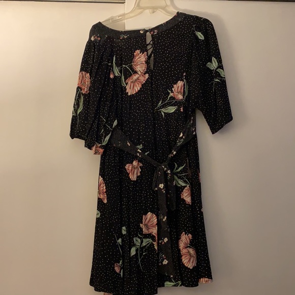 Floral polka dot dress - Picture 3 of 4